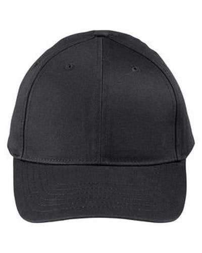 Big Accessories BX020SB Adult Structured Twill 6-Panel Snapback Cap - Black - HIT a Double