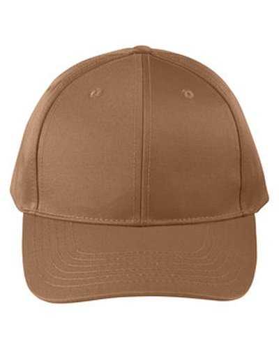 Big Accessories BX020SB Adult Structured Twill 6-Panel Snapback Cap - Heritage Brown - HIT a Double