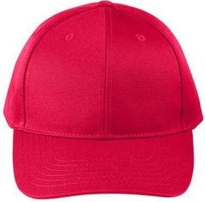 Big Accessories BX020SB Adult Structured Twill 6-Panel Snapback Cap - Red - HIT a Double