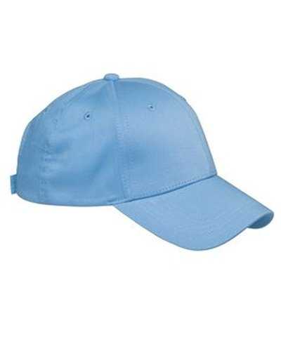 Big Accessories BX020 6-Panel Structured TwillCap - Carolina Blue - HIT a Double