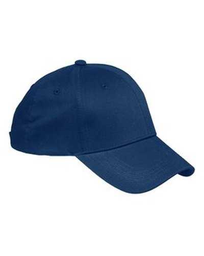Big Accessories BX020 6-Panel Structured TwillCap - Navy - HIT a Double