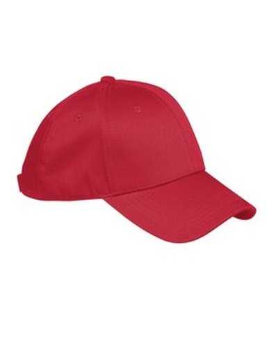 Big Accessories BX020 6-Panel Structured TwillCap - Red - HIT a Double