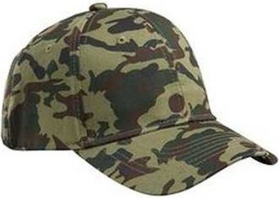 Big Accessories BX024 Structured Camo Cap - Forest Camo - HIT a Double