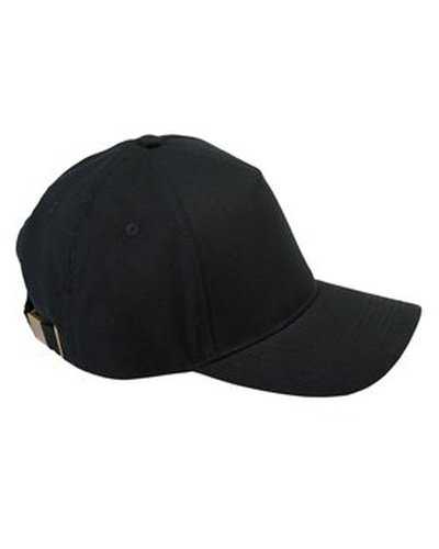 Big Accessories BX034 5-Panel Brushed Twill Cap - Black - HIT a Double