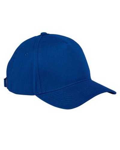 Big Accessories BX034 5-Panel Brushed Twill Cap - Royal - HIT a Double