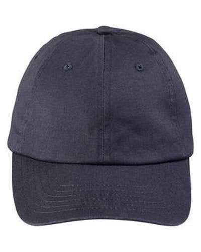 Big Accessories BX880SB Unstructured 6-Panel Cap - Navy - HIT a Double