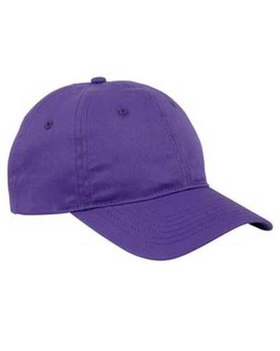 Big Accessories BX880 6-Panel Twill Unstructured Cap - Team Purple - HIT a Double