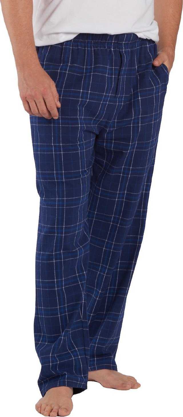 Boxercraft BM6624 Men'S Harley Flannel Pant with Pockets - Navy Field