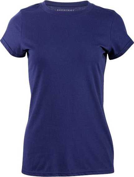 Boxercraft BW2104 Women's Essential T-shirt - Navy - HIT a Double - 1