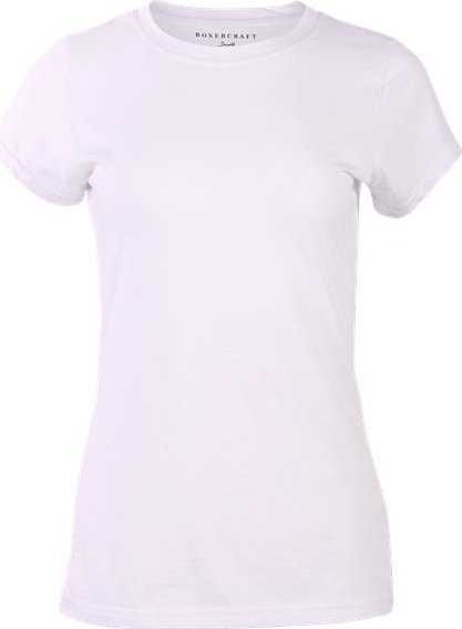 Boxercraft BW2104 Women&#39;s Essential T-shirt - White - HIT a Double - 1