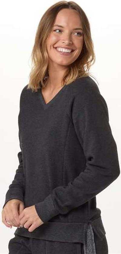 Boxercraft BW5402 Women&#39;s Travel V-Neck Pullover - Charcoal - HIT a Double - 1