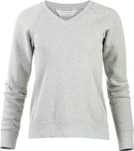 Boxercraft BW5402 Women&#39;s Travel V-Neck Pullover - Oxford Heather - HIT a Double - 1