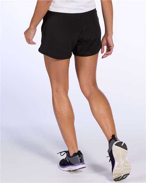 Boxercraft BW6103 Women&#39;s Stretch Lined Shorts - Black - HIT a Double - 3