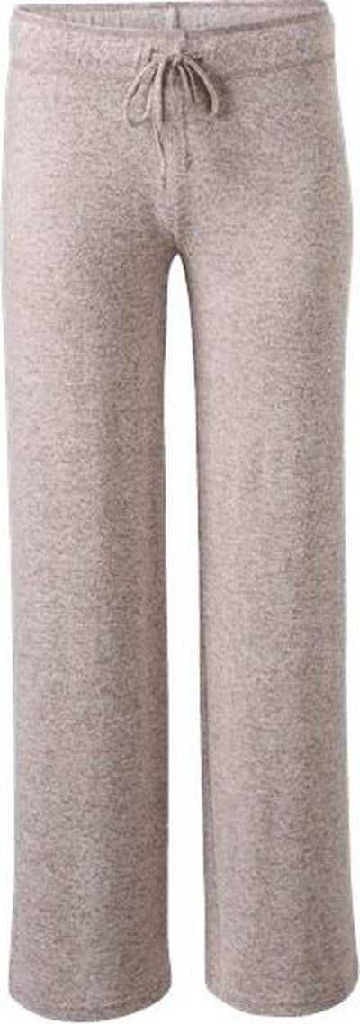 Boxercraft L10 Women's Cuddle Fleece Wide Leg Pants - Espresso Heather - HIT a Double - 1