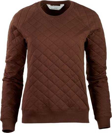 Boxercraft R08 Women&#39;s Quilted Pullover - Espresso - HIT a Double - 1
