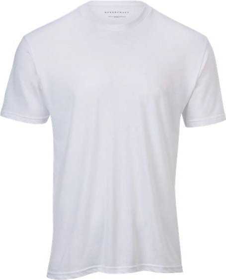 Boxercraft BM2102 Tri-Blend T-Shirt - White&quot; - &quot;HIT a Double