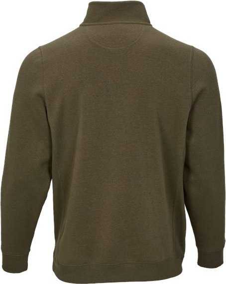 Boxercraft BM5202 Fleece Quarter-Zip Pullover - Olive&quot; - &quot;HIT a Double