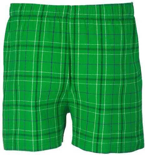 Boxercraft BM6701 Double Brushed Flannel Boxers - Kelly Field Day Plaid&quot; - &quot;HIT a Double