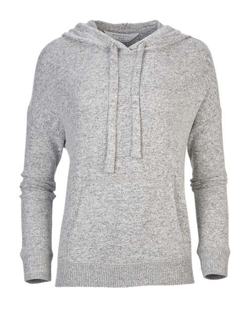 Boxercraft BW1501 Women&#39;s Cuddle Fleece Hooded Pullover - Oxford Heather - HIT a Double - 1