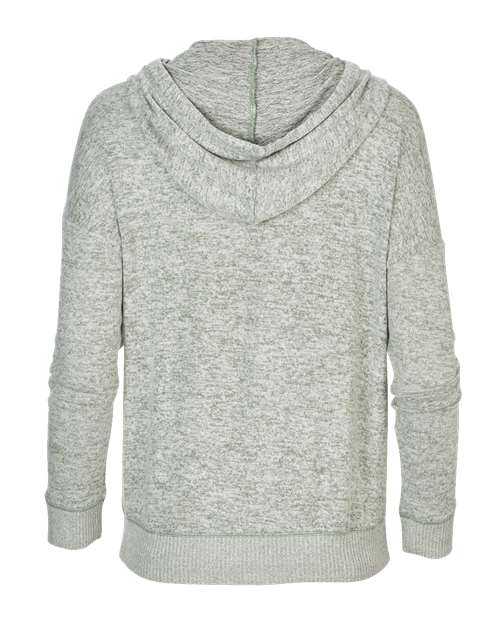 Boxercraft BW1501 Women&#39;s Cuddle Fleece Hooded Pullover - Sage Heather - HIT a Double - 2