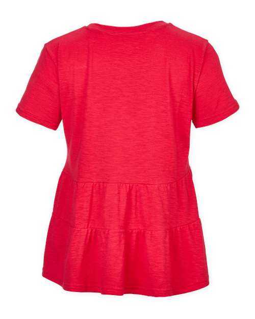 Boxercraft BW2401 Women's Willow T-Shirt - Red - HIT a Double - 1