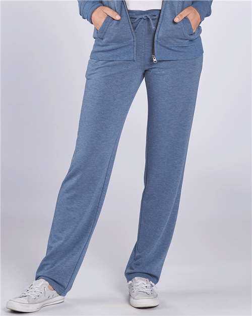 Boxercraft BW6601 Women's Dream Fleece Pants - Indigo Heather" - "HIT a Double