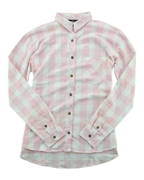Boxercraft F50 Women's Flannel Shirt - Pale Pink Natural Buffalo - HIT a Double