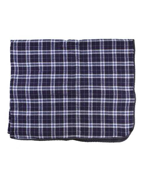 Boxercraft FB250 Flannel Blanket - Navy Silver - HIT a Double - 1