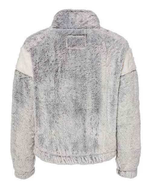 Boxercraft FZ04 Women&#39;s Remy Fuzzy Fleece Pullover - Frosty Grey Natural - HIT a Double