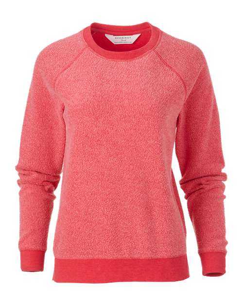 Boxercraft K01 Women&#39;s Fleece Out Pullover - Red - HIT a Double - 1