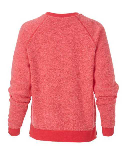 Boxercraft K01 Women&#39;s Fleece Out Pullover - Red - HIT a Double - 2