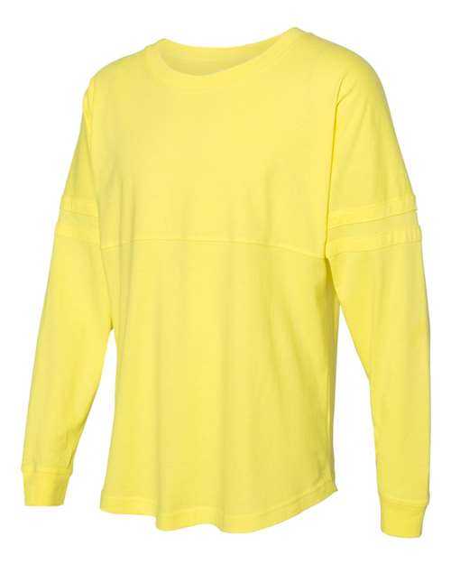 Boxercraft T14 Women's Jersey Pom Pom Long Sleeve T-Shirt - Lemon - HIT a Double