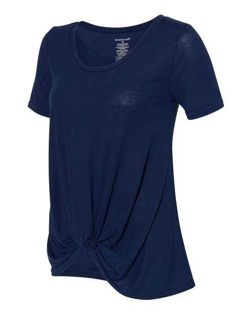 Boxercraft T52 Women's Twisted T-Shirt - Navy - HIT a Double