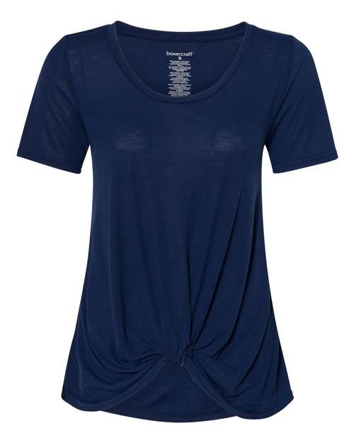 Boxercraft T52 Women&#39;s Twisted T-Shirt - Navy - HIT a Double