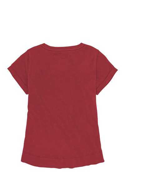 Boxercraft T57 Women&#39;s Vintage Cuff T-Shirt - Crimson - HIT a Double