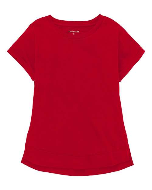 Boxercraft T57 Women&#39;s Vintage Cuff T-Shirt - Red - HIT a Double