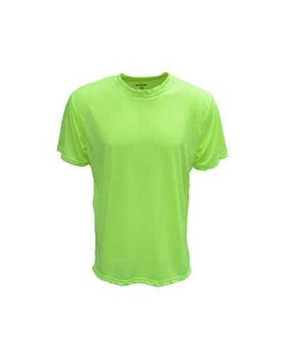 Bright Shield B109 Adult Performance Basic Tee - Safety Green - HIT a Double