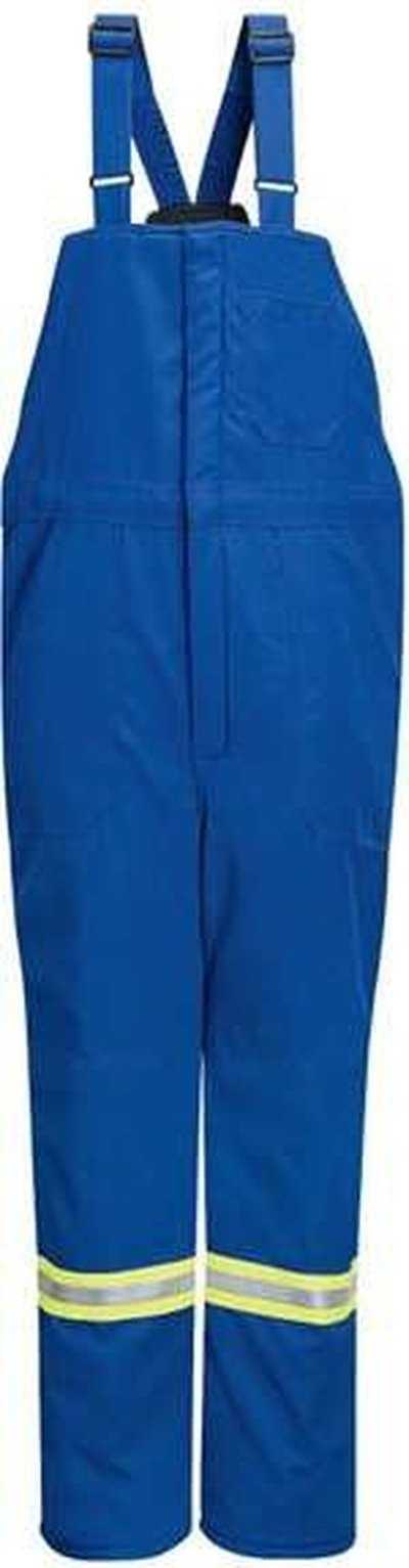 Bulwark BNNT Deluxe Insulated Bib Overall with Reflective Trim - Nomex IIIA - Royal Blue - HIT a Double - 1
