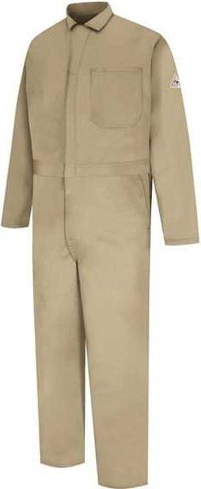 Bulwark CEC2EXT Classic Coverall Excel FR Extended Sizes - Khaki - HIT a Double - 1