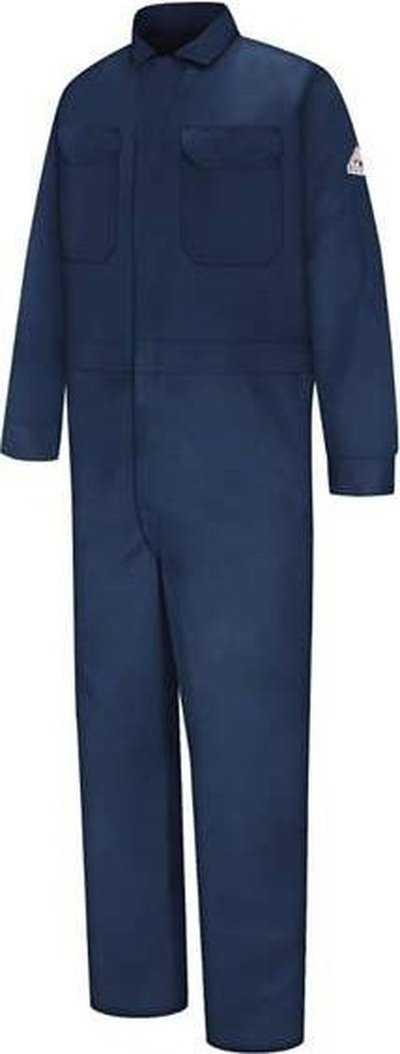 Bulwark CED4L Deluxe Coverall - EXCEL FR 7.5 oz. Long Sizes - Navy - HIT a Double - 1
