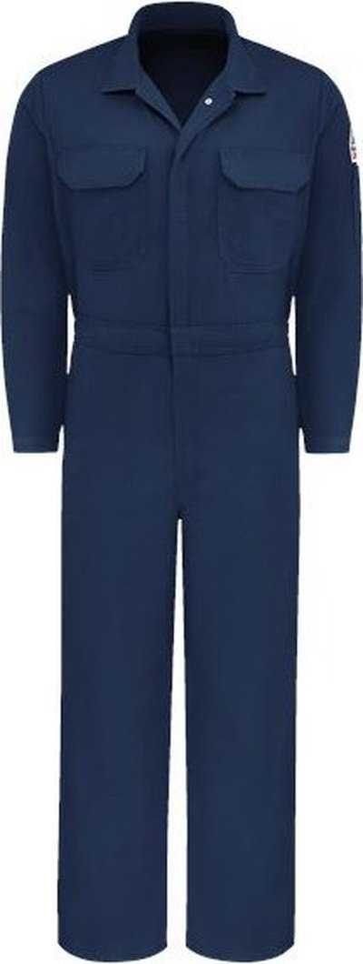 Bulwark CLB2L Premium Coverall - EXCEL FR ComforTouch - 7 oz. Long Sizes - Navy - HIT a Double - 1