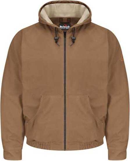 Bulwark JLH4 Hooded Jacket - EXCEL FR ComforTouch - Brown Duck - HIT a Double - 1