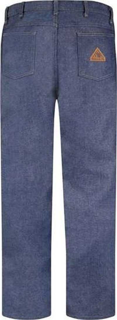 Bulwark PEJ2EXT Flame Resistant Jean-Style Pants - Extended Sizes - Dark Denim - 37 Unhemmed - HIT a Double - 1