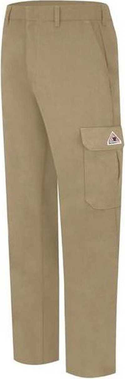 Bulwark PMU2EXT Cooltouch 2 Cargo Pocket Pants - Extended Sizes - Khaki - Unhemmed - HIT a Double - 1