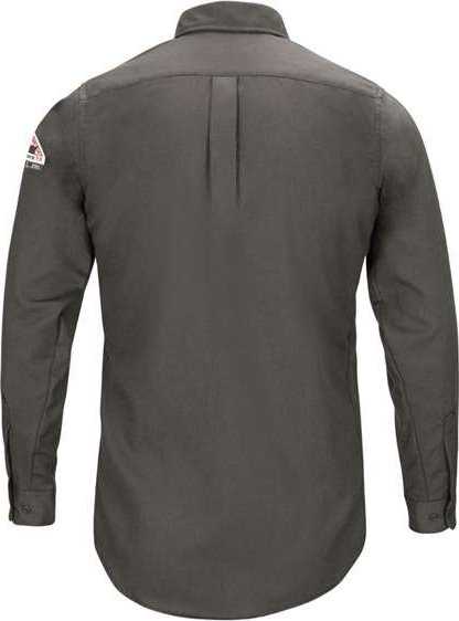 Bulwark QS50 iQ Series Long Sleeve Comfort Woven Lightweight Shirt - Dark Gray - HIT a Double - 2