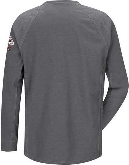 Bulwark QT32L Flame Resistant Long Sleeve Shirt - Long Sizes - Charcoal - HIT a Double - 2