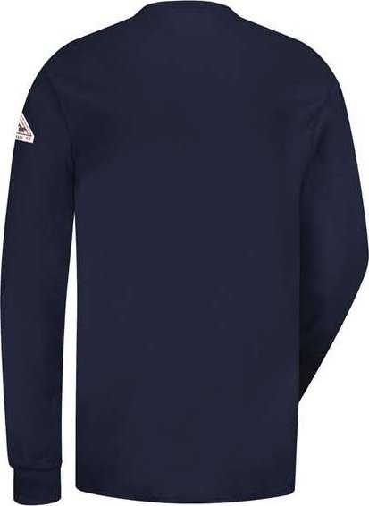 Bulwark SEL2 Long Sleeve Tagless Henley Shirt - Navy - HIT a Double - 2