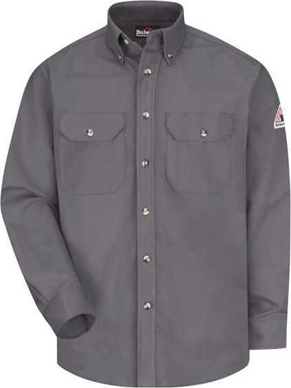 Bulwark SLU2 Dress Uniform Shirt - Excel FR ComforTouch - 7 oz. - Gray - HIT a Double - 1