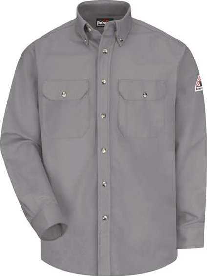 Bulwark SLU2 Dress Uniform Shirt - Excel FR ComforTouch - 7 oz. - Silver Gray - HIT a Double - 1