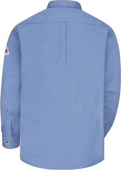 Bulwark SLU2L Dress Uniform Shirt - Excel FR ComforTouch - 7 oz. - Long Sizes - Light Blue - HIT a Double - 2